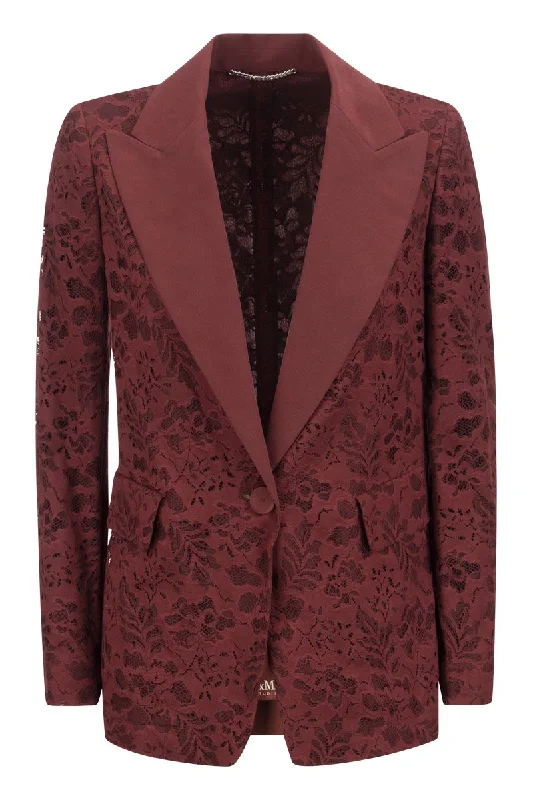 CANZONE - Lace and silk Blazer