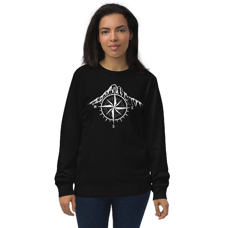 Compass - Mountain - Unisex Premium Organic Sweatshirt