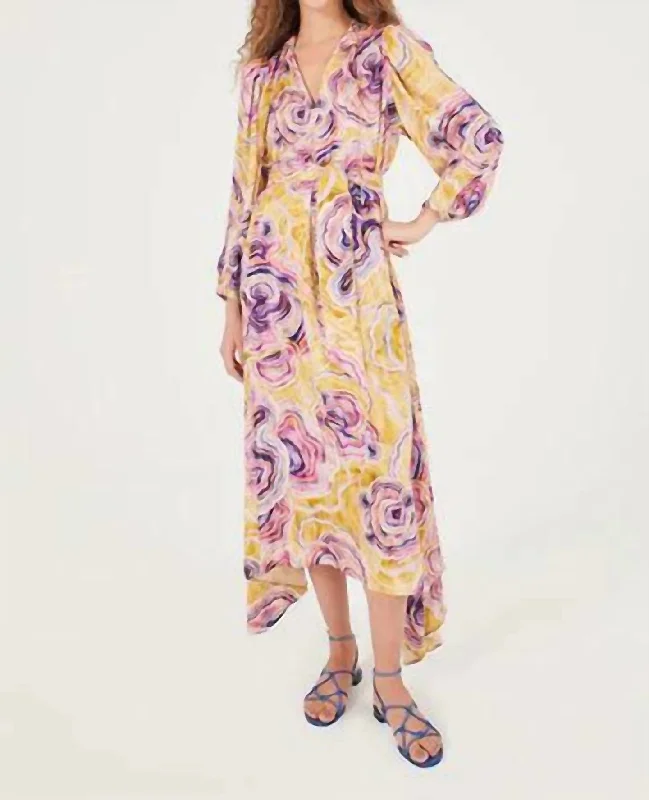 Crazy Deals Mila Maxi Dress In Mikkel Mustard