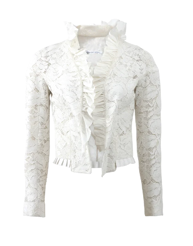 Lace Ruffle Jacket