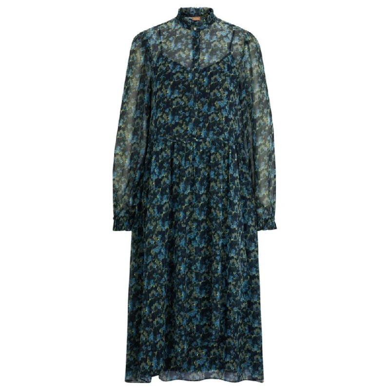 Don't Miss Regular-fit midi dress with digital print