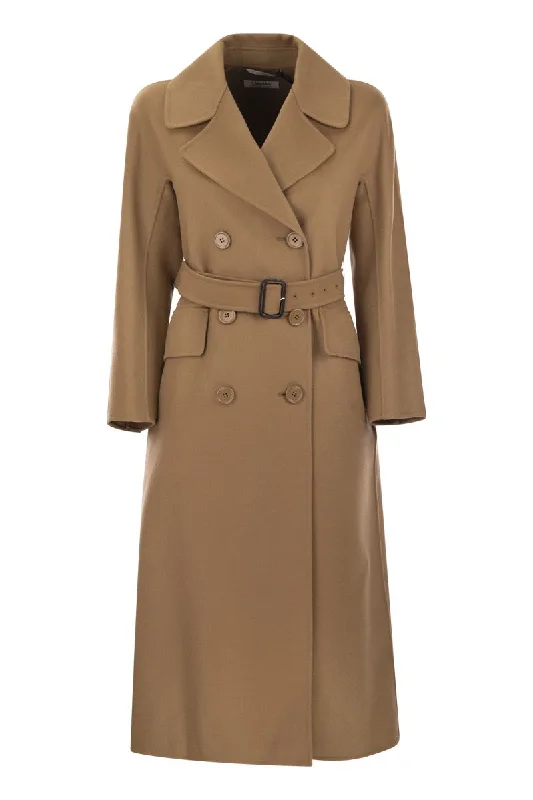 ERIC - Belted wool coat