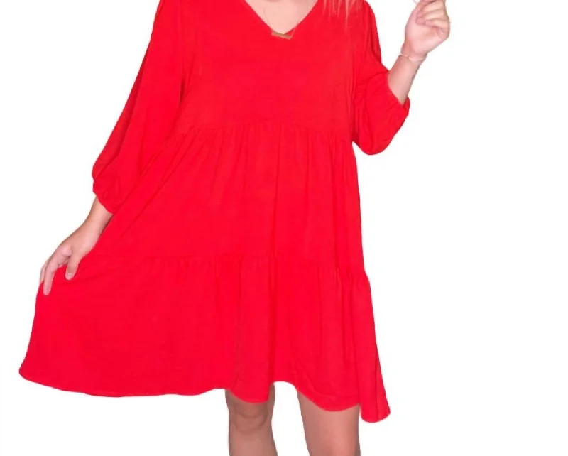 Discount Days Classic Tiered Dress
