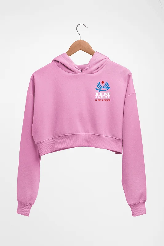 IIM Jammu Crop HOODIE FOR WOMEN