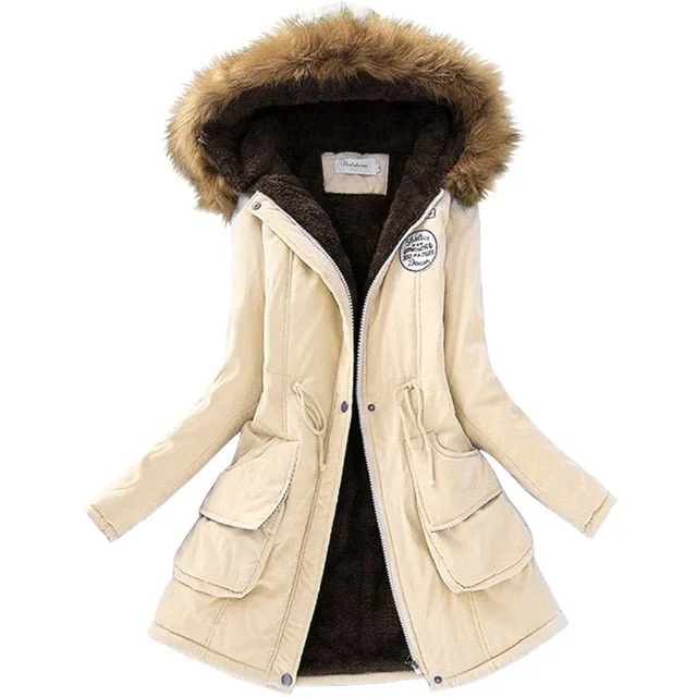 Long Faux Fur Parkas