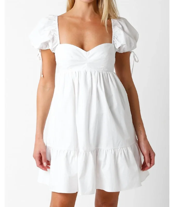 Deal Alert Made You Look Mini Dress In White