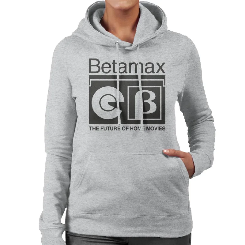 Betamax The Future Of Home Movies Women's Hooded Sweatshirt