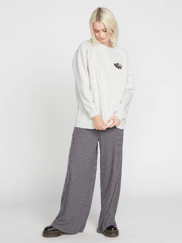 Stone Magic Boyfriend Sweatshirt - Light Grey