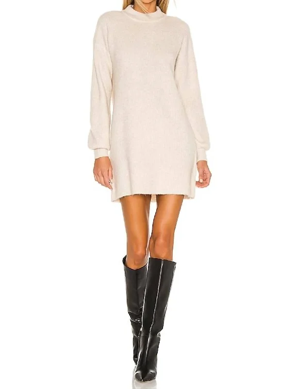 Grand Opening Sale Pre-Loved Twain Dress In Birch White