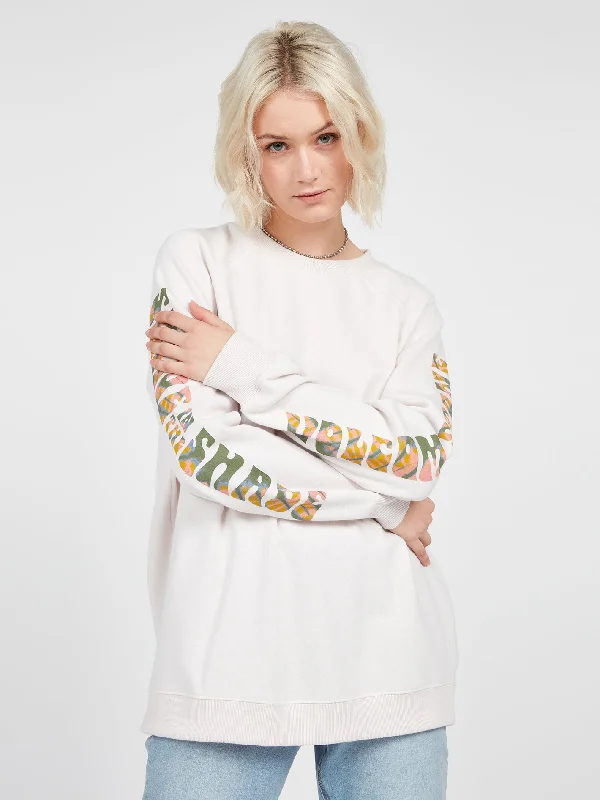 Stone Magic Boyfriend Sweatshirt - Ash