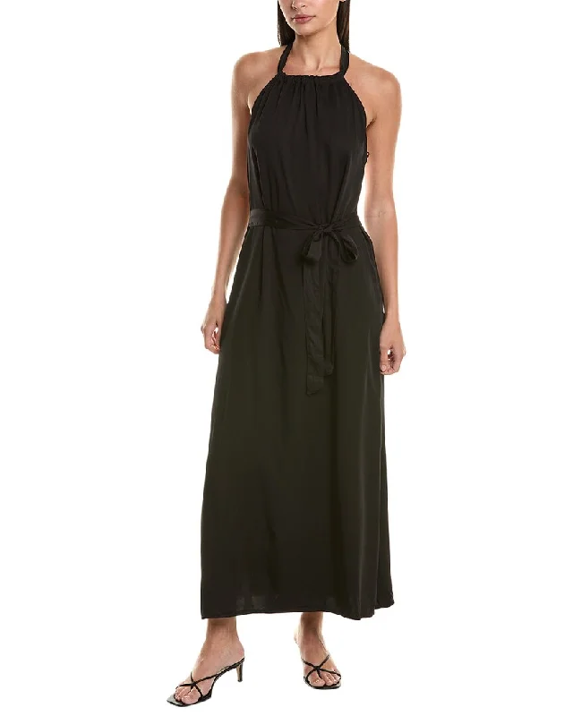 Super Sale Bella Dahl Smocked Waist Halter Midi Dress