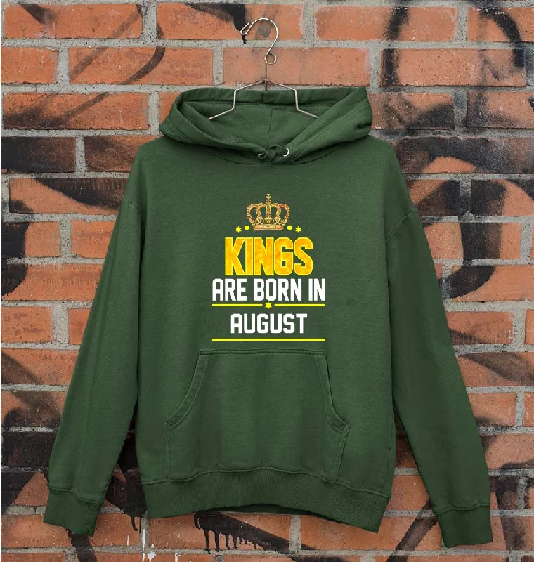 Kings Are Born In August Unisex Hoodie for Men/Women