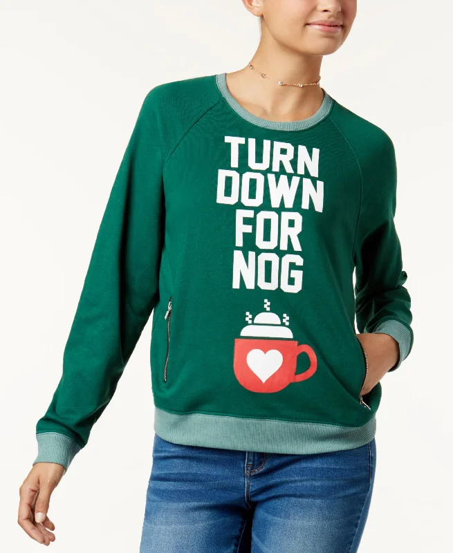 Doe Juniors Turn Down For Nog Raglan Sweatshirt