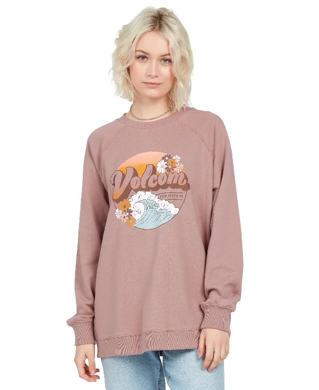 Juniors' Stone Magic Fleece Boyfriend Graphic Sweatshirt