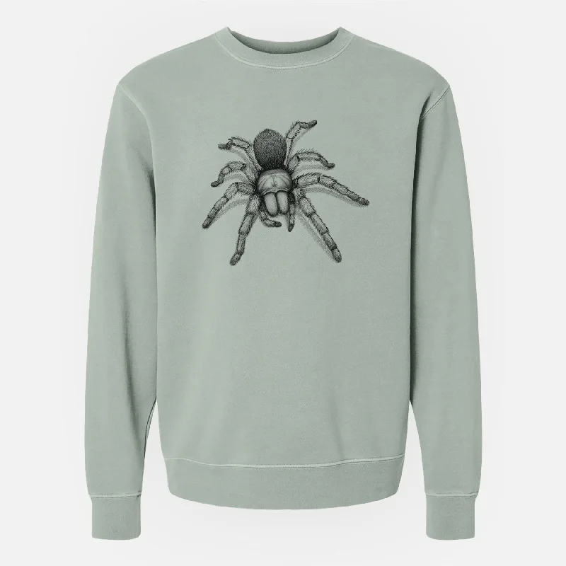 Desert Blonde Tarantula - Aphonopelma chalcodes - Unisex Pigment Dyed Crew Sweatshirt