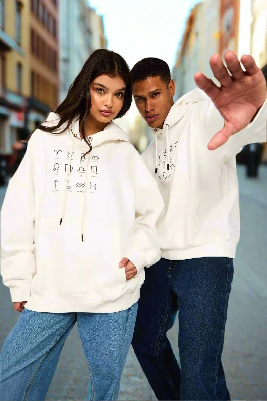 Sweat Shirt Unisex Loose Fit Printed Hoodie