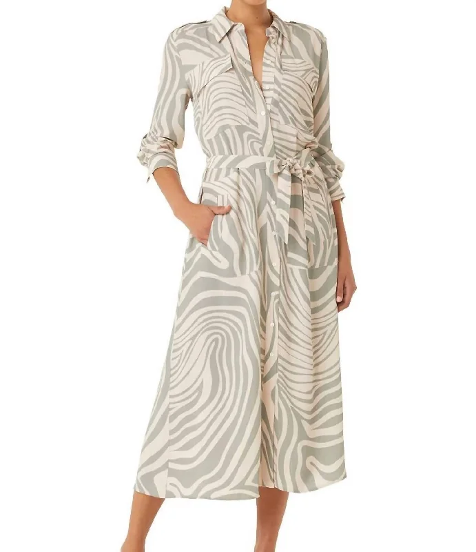 Sneak Peek Sale Montana Dress In Abstract Zebra