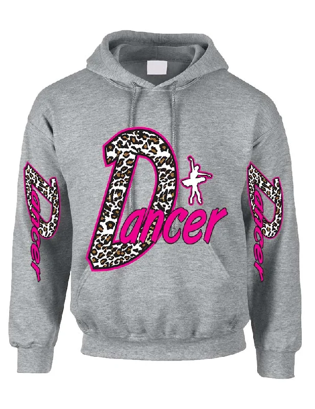 Dancer White Leopard women's Hoodies