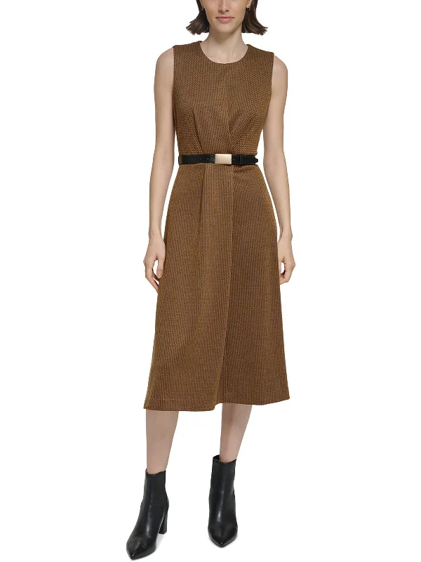 Womens Knit Midi Dress