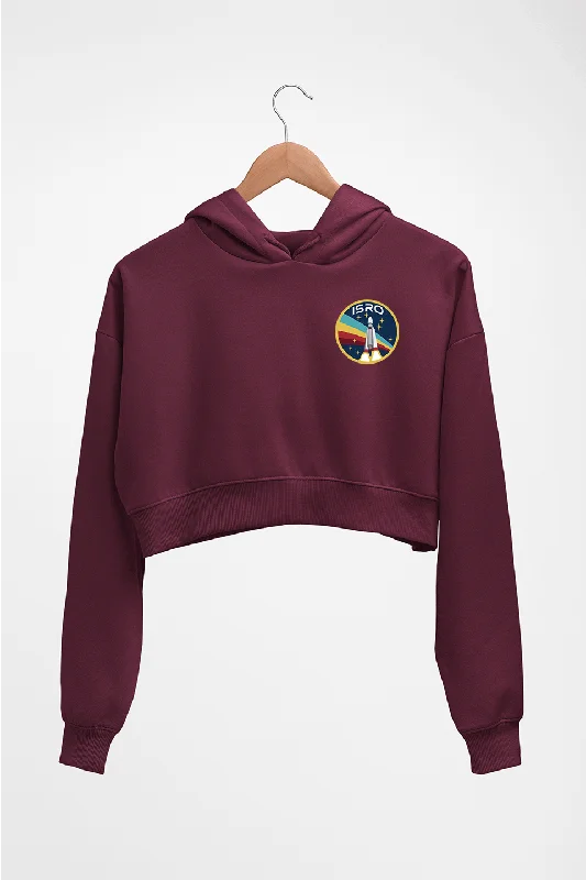 Isro Crop HOODIE FOR WOMEN