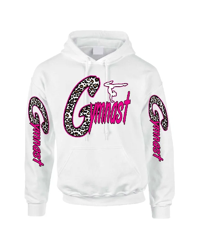 Gymnast White Leopard women's Hoodies