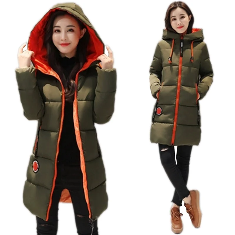 Hooded Duck Down Coat