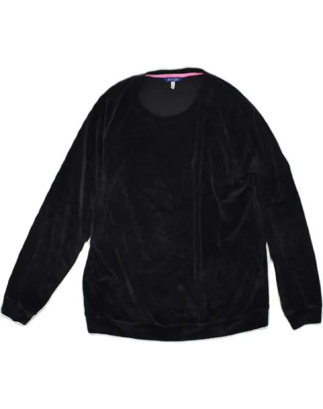 JOULES Womens Sweatshirt Jumper UK 12 Medium  Black