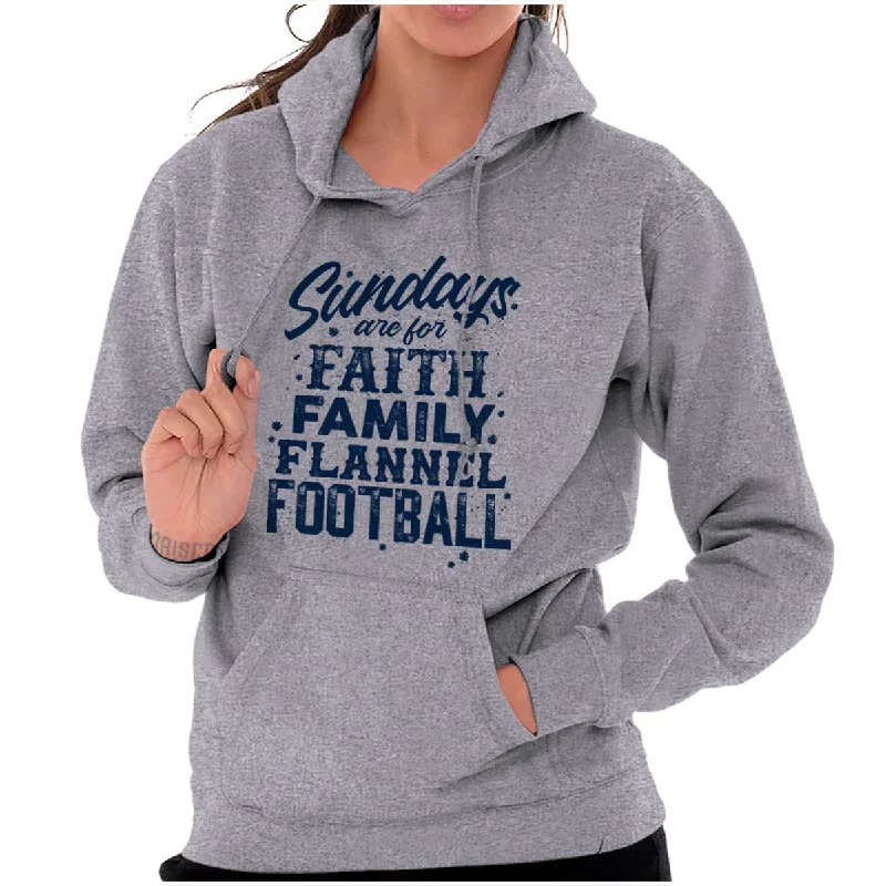 Faith Family Football Hoodie