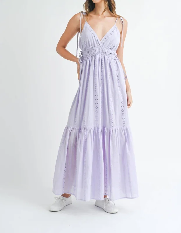 Unmissable Offer Country House Maxi Dress In Lavender