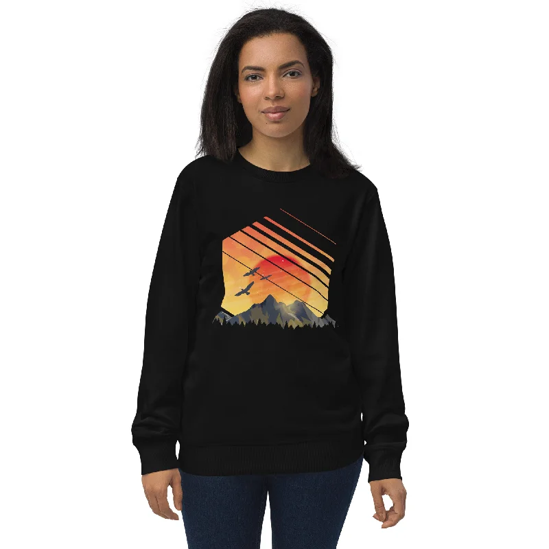 Sonnenaufgang Alpen - Unisex Premium Organic Sweatshirt