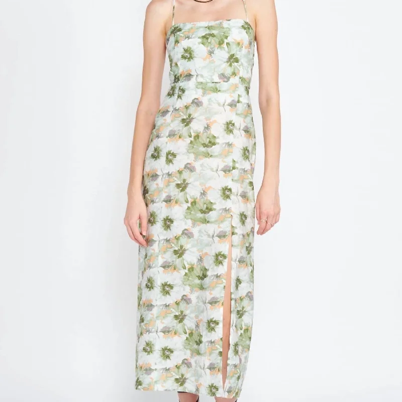 Lowest Price Lario Midi Dress In Green