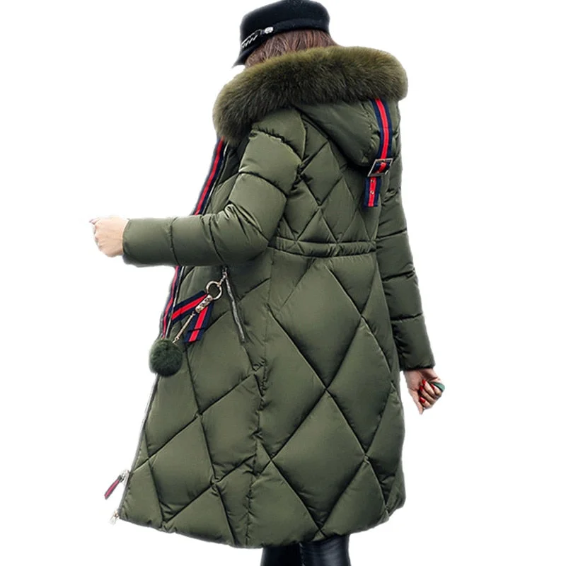 Big Fur Thickened Parka