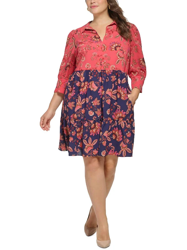 Value Deals Plus Womens Polyester Shift Dress