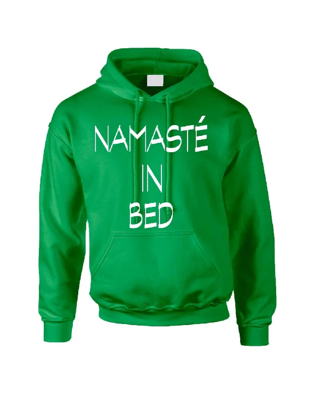 Namaste in bed women's Hoodies