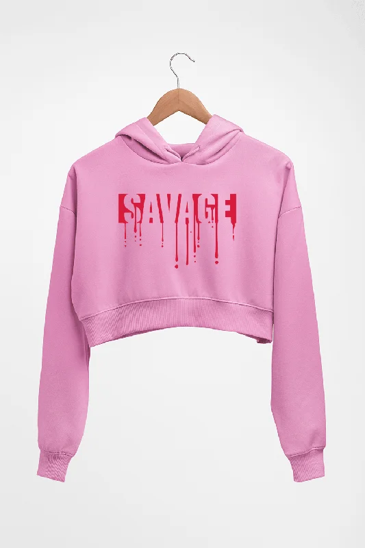 savage Crop HOODIE FOR WOMEN