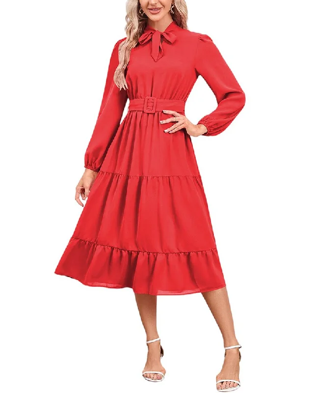Daily Deals Vera Dolini Midi Dress