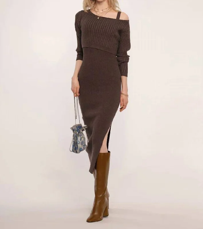 Limited Time Discount Saige Midi Dress In Galaxy