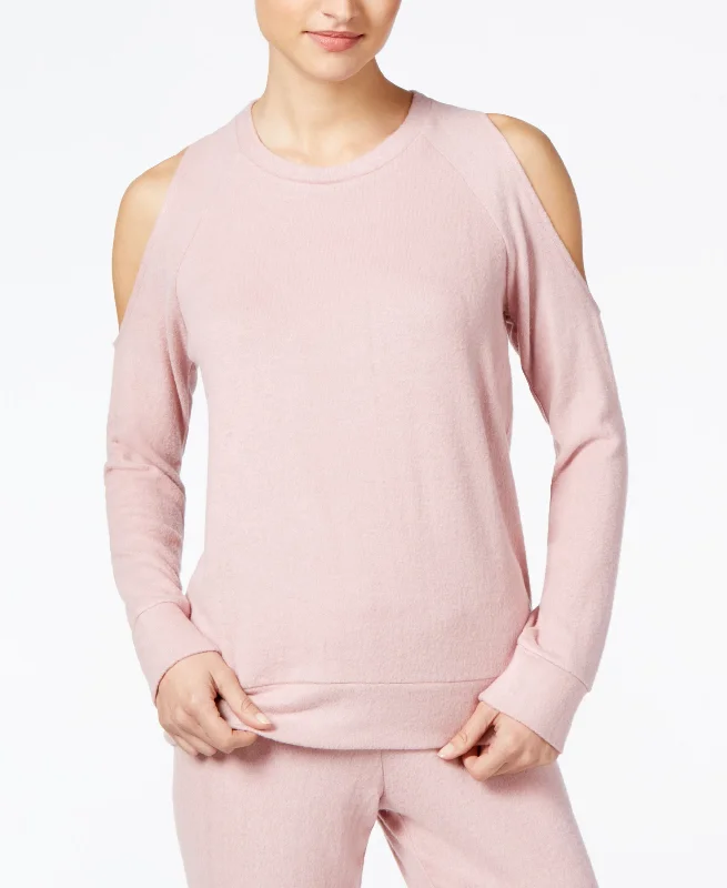 Juniors' Cold-Shoulder Cozy Sweatshirt