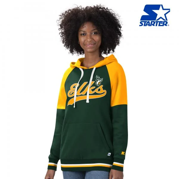 Edmonton Elks- Womens Cursive Raglan Hood