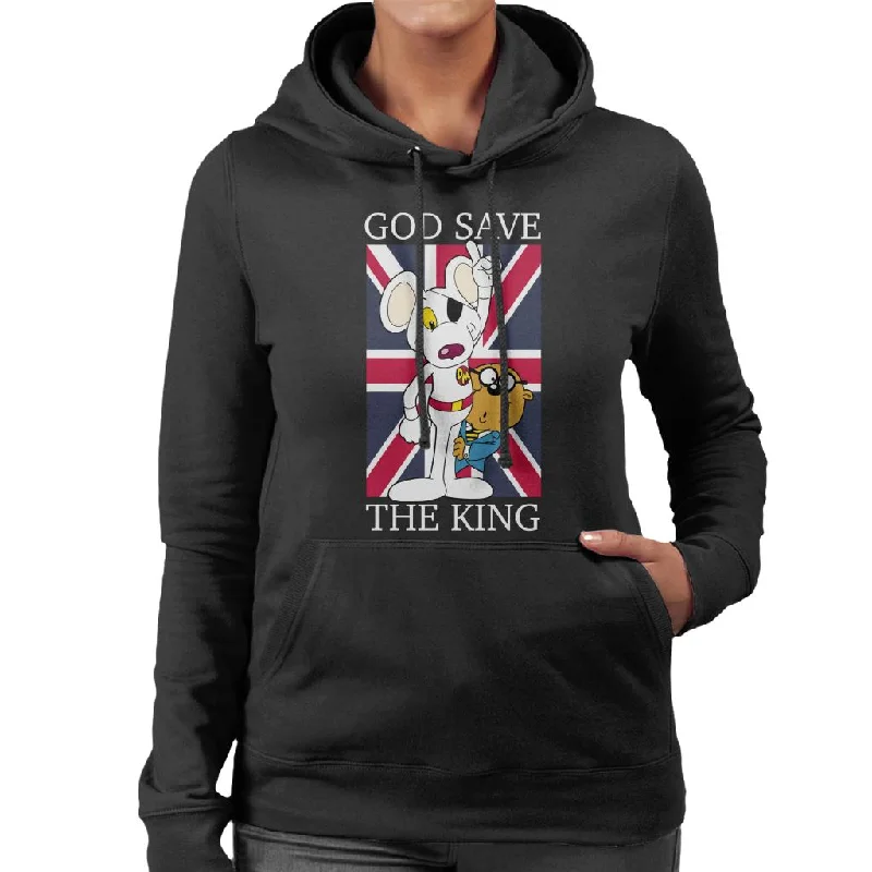 Danger Mouse God Save The King Women's Hooded Sweatshirt