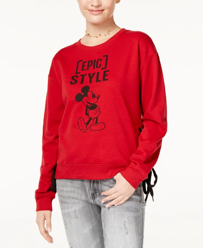 Freeze 24 7 Juniors Mickey Graphic Lace Up Sweatshirt