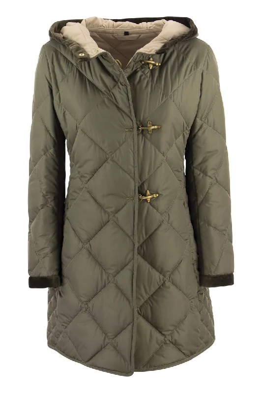 Virginia Quilted Coat with Hood