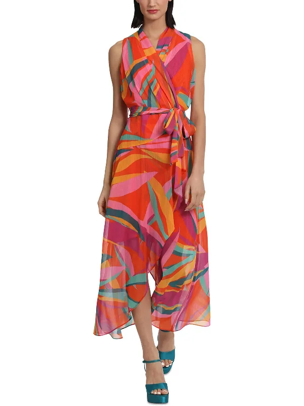 Massive Deals Womens Printed Midi Dress