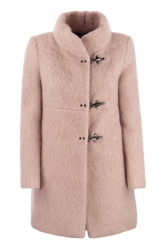 ROMANTIC - Wool, mohair and alpaca blend coat