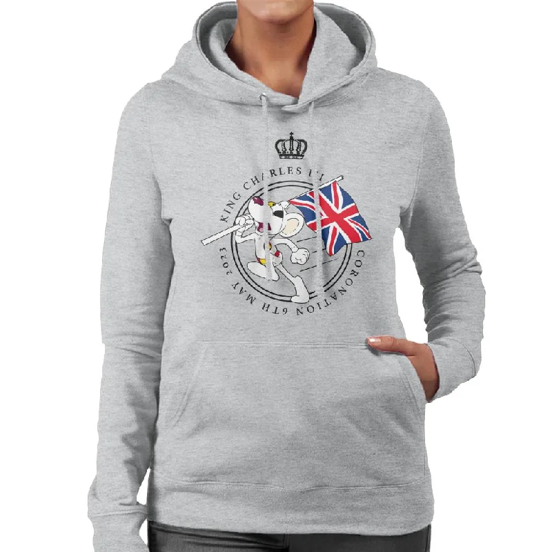 Danger Mouse King Charles III Coronation 2023 Women's Hooded Sweatshirt