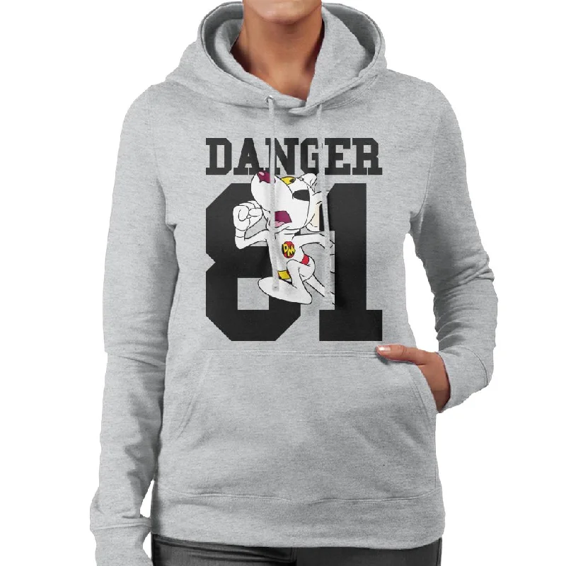 Danger Mouse Running 81 Women's Hooded Sweatshirt