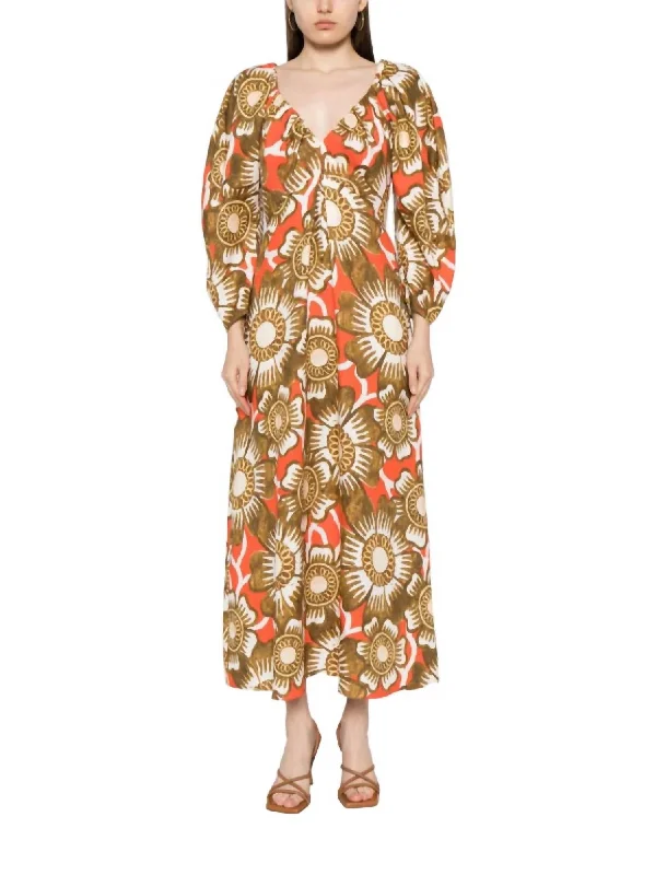 TIME-Limited Offer Ophelia Dress In Poppy