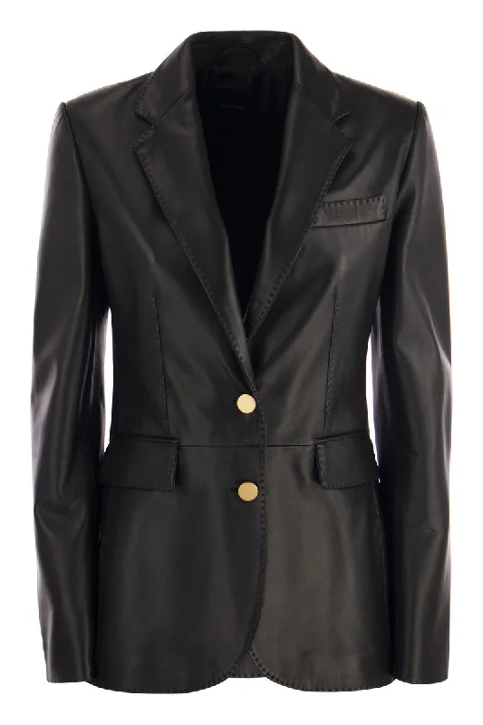 Lambskin blazer jacket